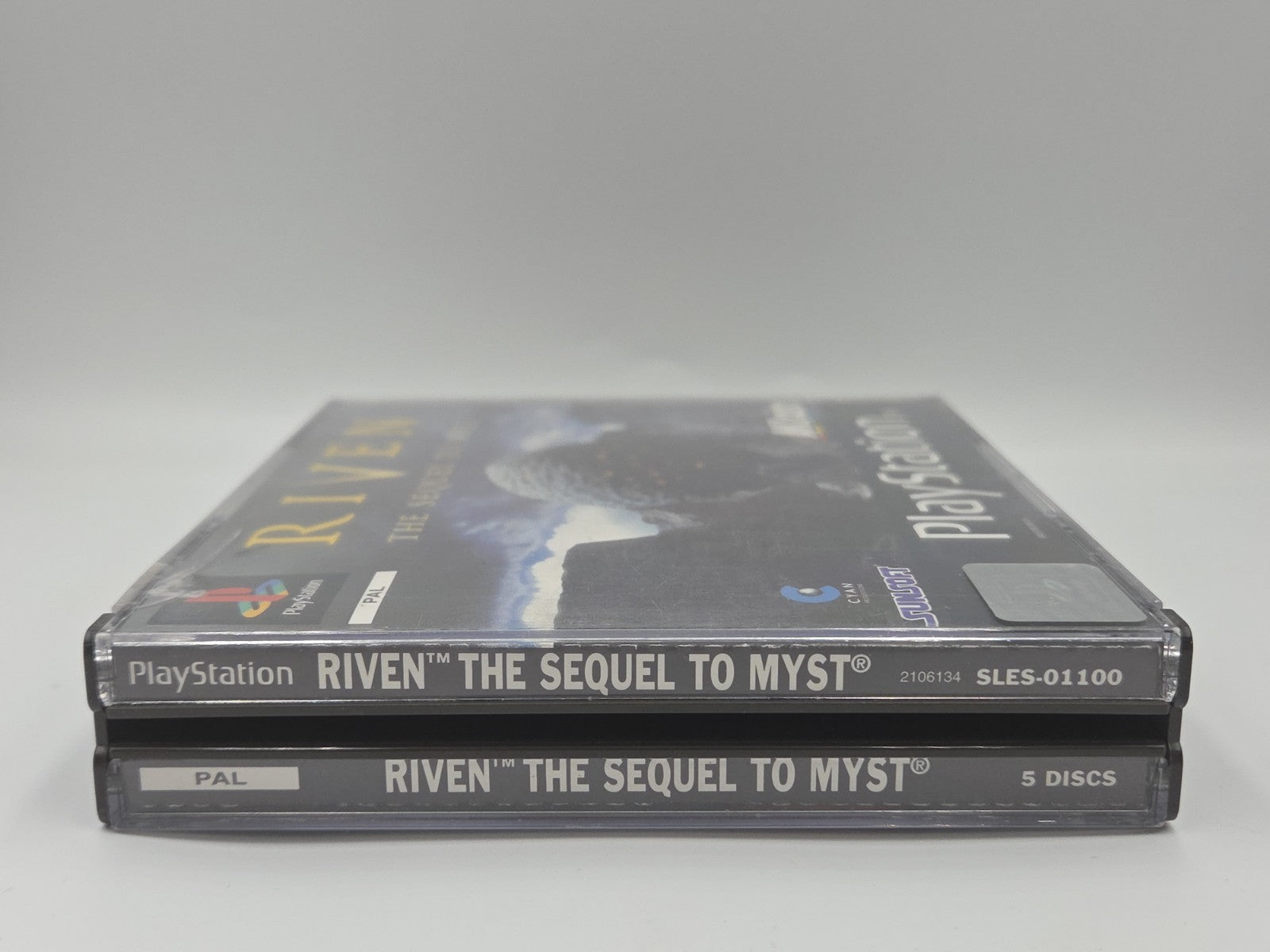 PS1 Playstation 1 Spiel Riven Sequel To Myst mit OVP und Anleitung Deutsch