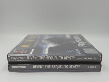 PS1 Playstation 1 Spiel Riven Sequel To Myst mit OVP und Anleitung Deutsch