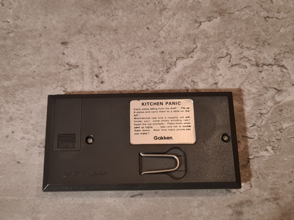 LCD Card Game Kitchen Panic Gakken - T-Retro-Games 