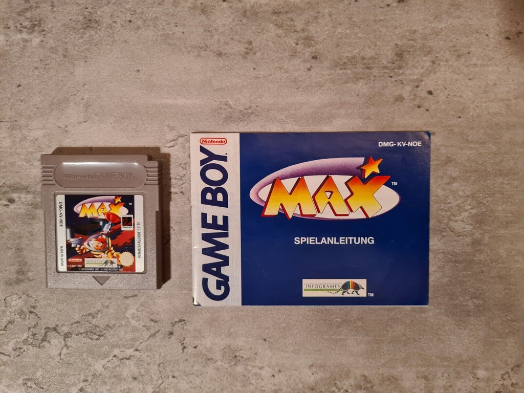 Nintendo Game Boy Classic Max mit OVP und Anleitung NOE - T-Retro-Games 