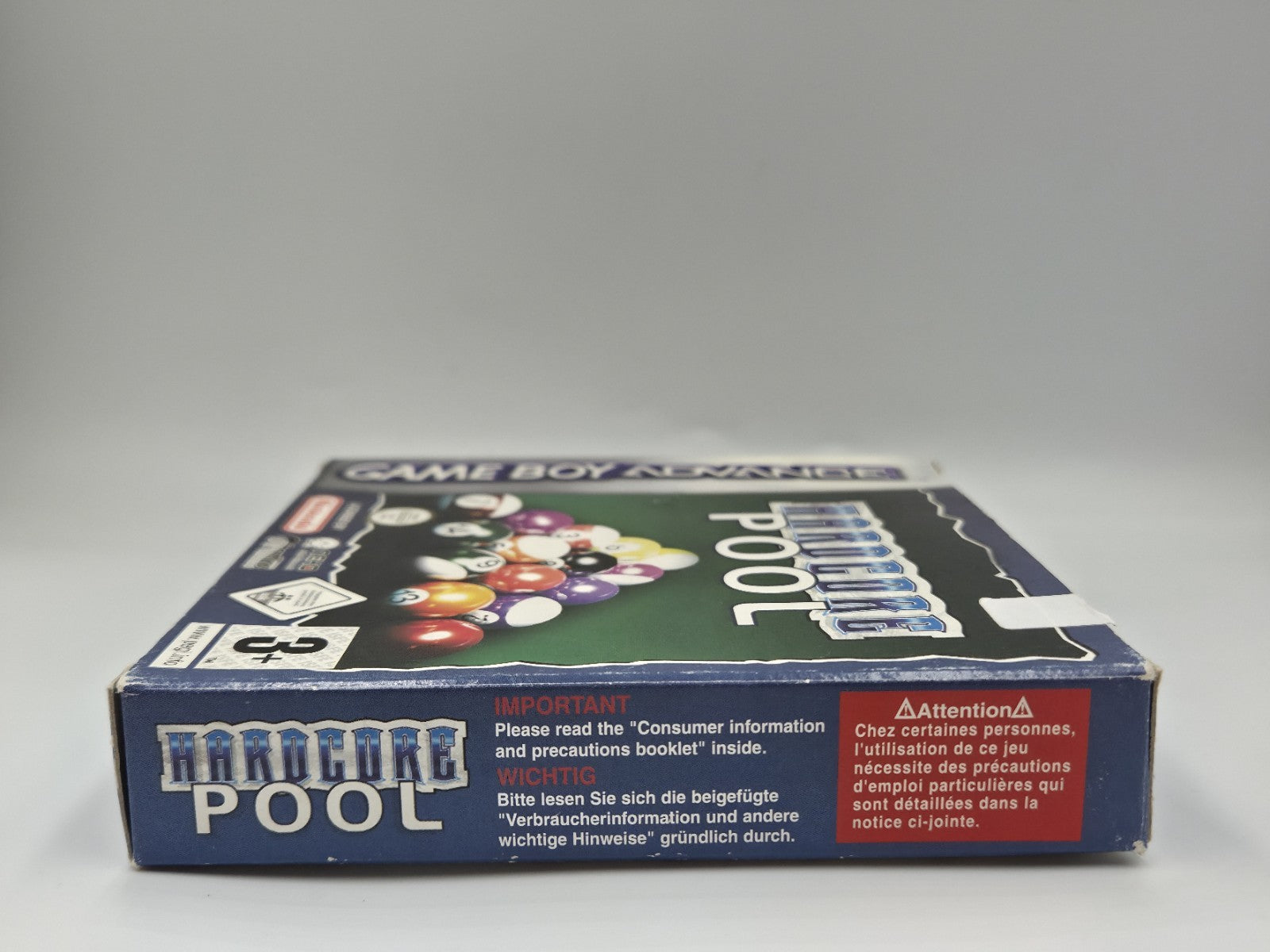 Game Boy Advance Spiel Hardcore Pool mit OVP und Anleitung EUR