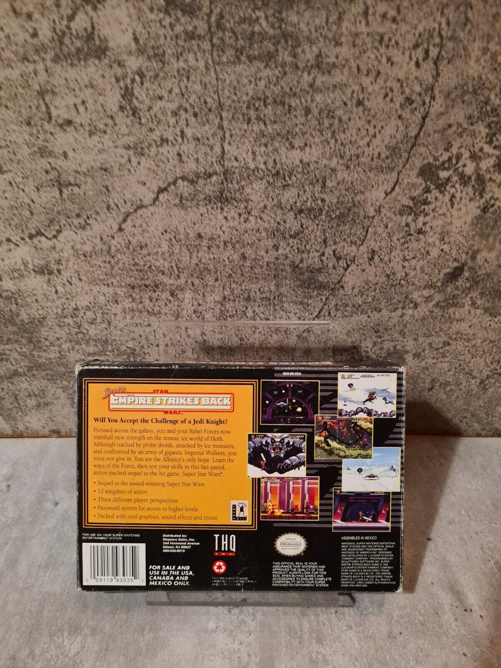 SNES Super Star Wars The Empire Strikes Back mit OVP und Anleitung NTSC USA - T-Retro-Games 