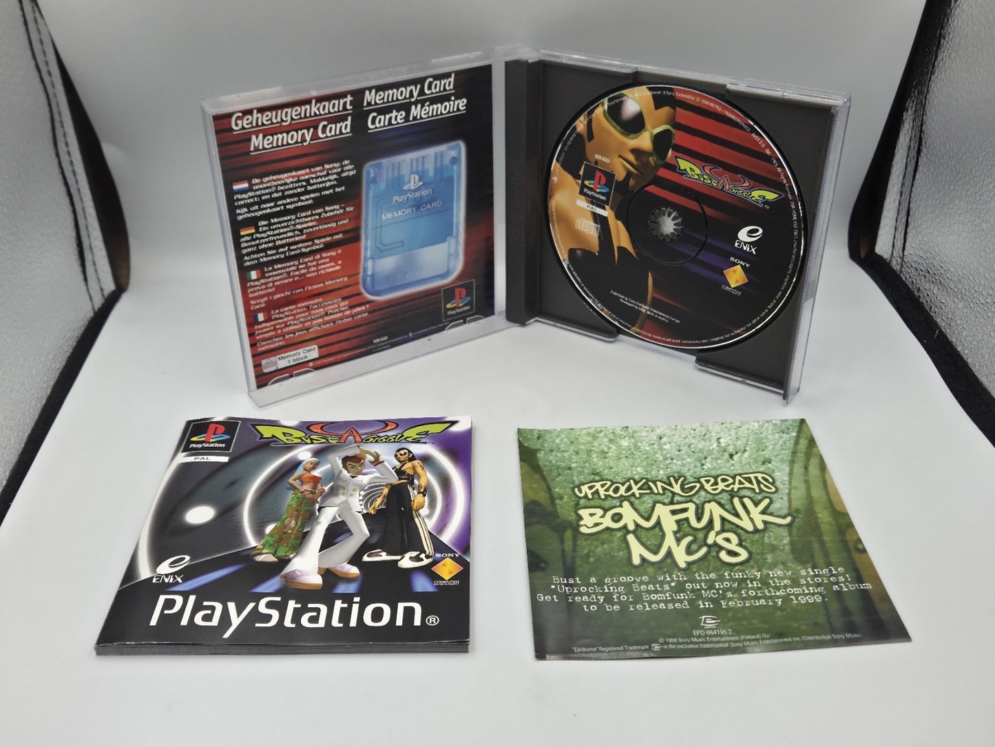 PS1 Playstation 1 Spiel Bust-A-Groove mit OVP und Anleitung Multilingual