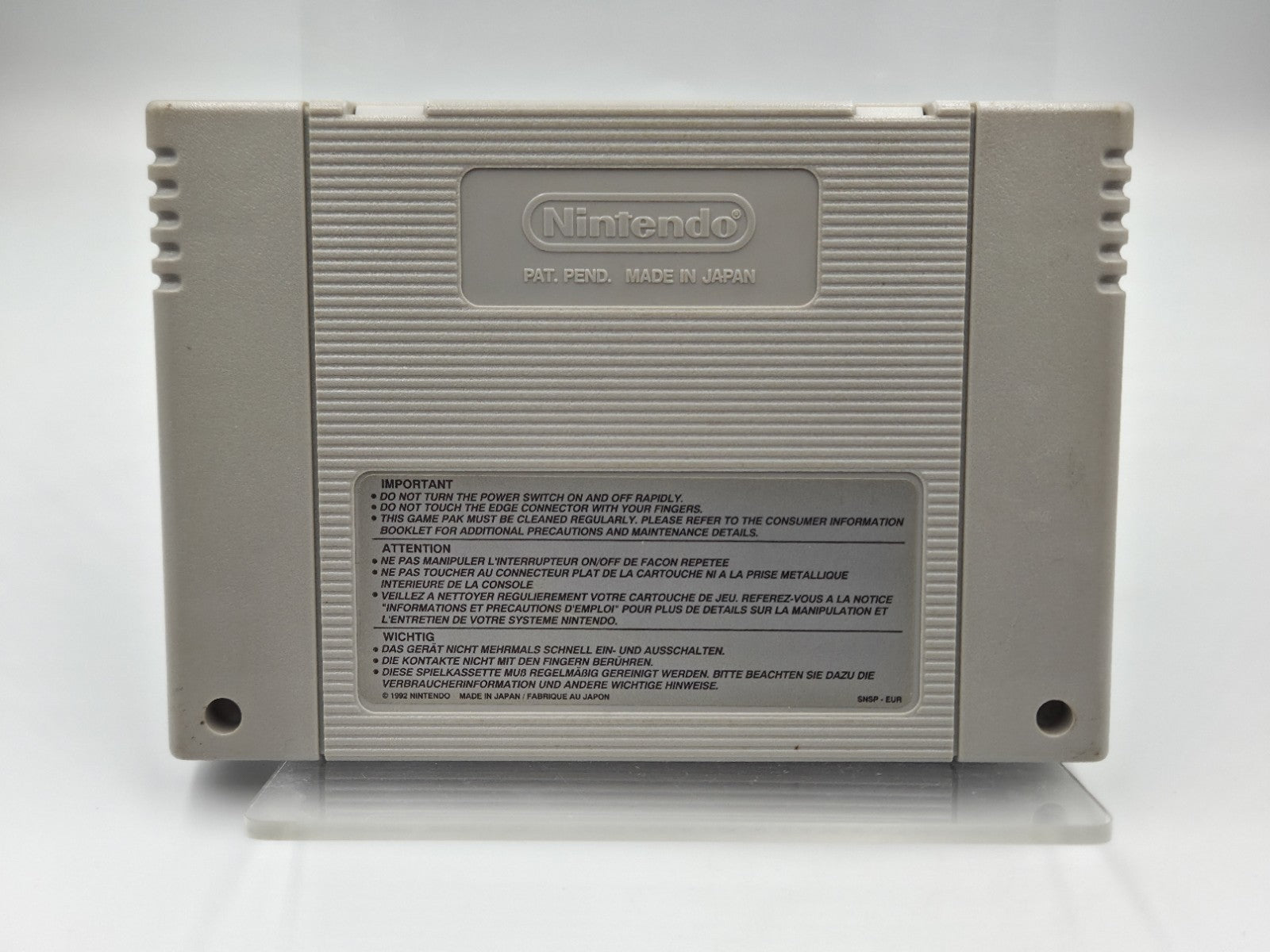 SNES Super Nintendo Spiel Mortal Kombat 3 Modul EUR