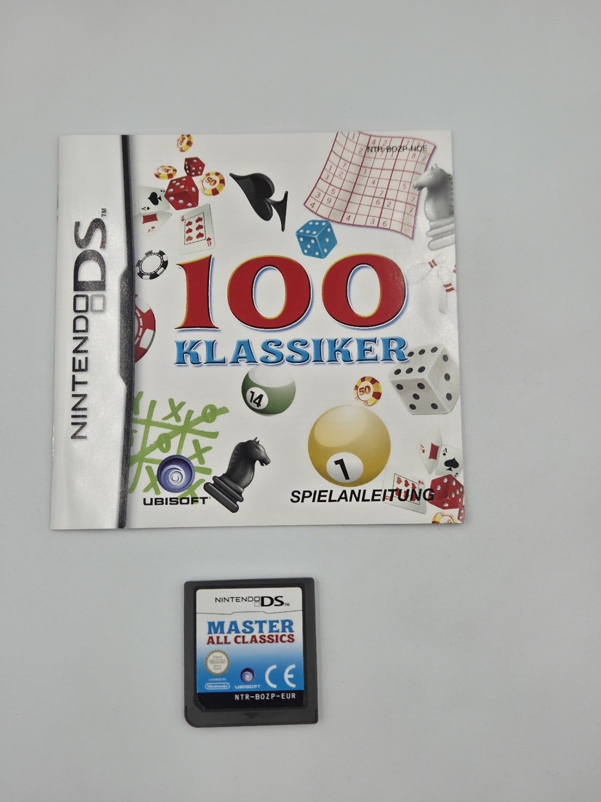 Nintendo DS Spiel 100 Klassiker mit OVP und Anleitung NOE