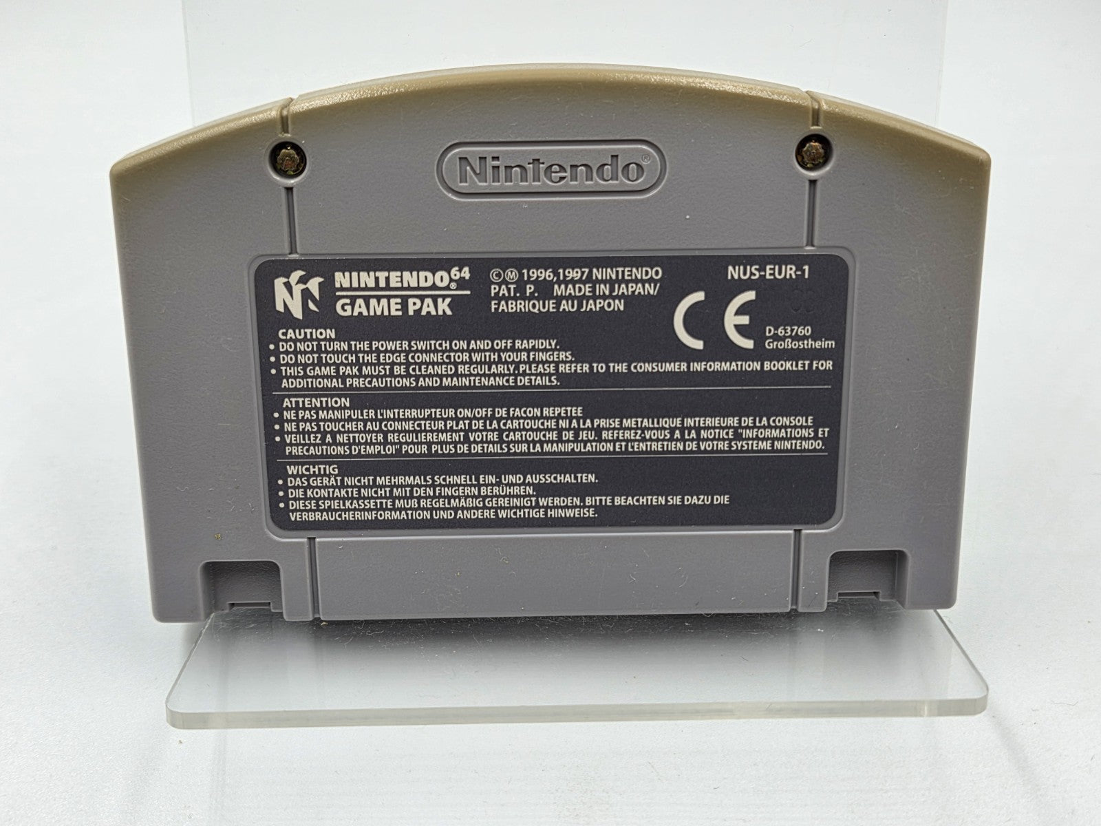 N64 Nintendo 64 Tony Hawk's Pro Skater 2 Modul EUR