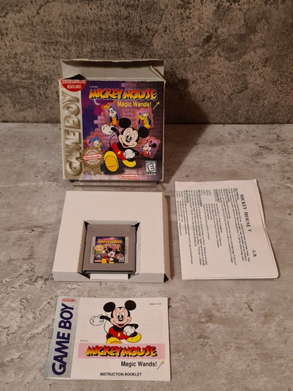Nintendo Game Boy Classic Mickey Mouse Magic Wands! mit OVP und Anleitung USA - T-Retro-Games 