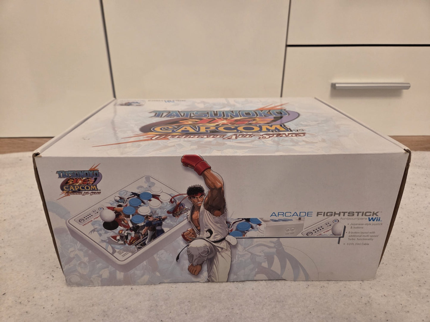 Nintendo Wii Arcade Fightstick Tatsunoko vs. Capcom Ultimate All Stars OVP