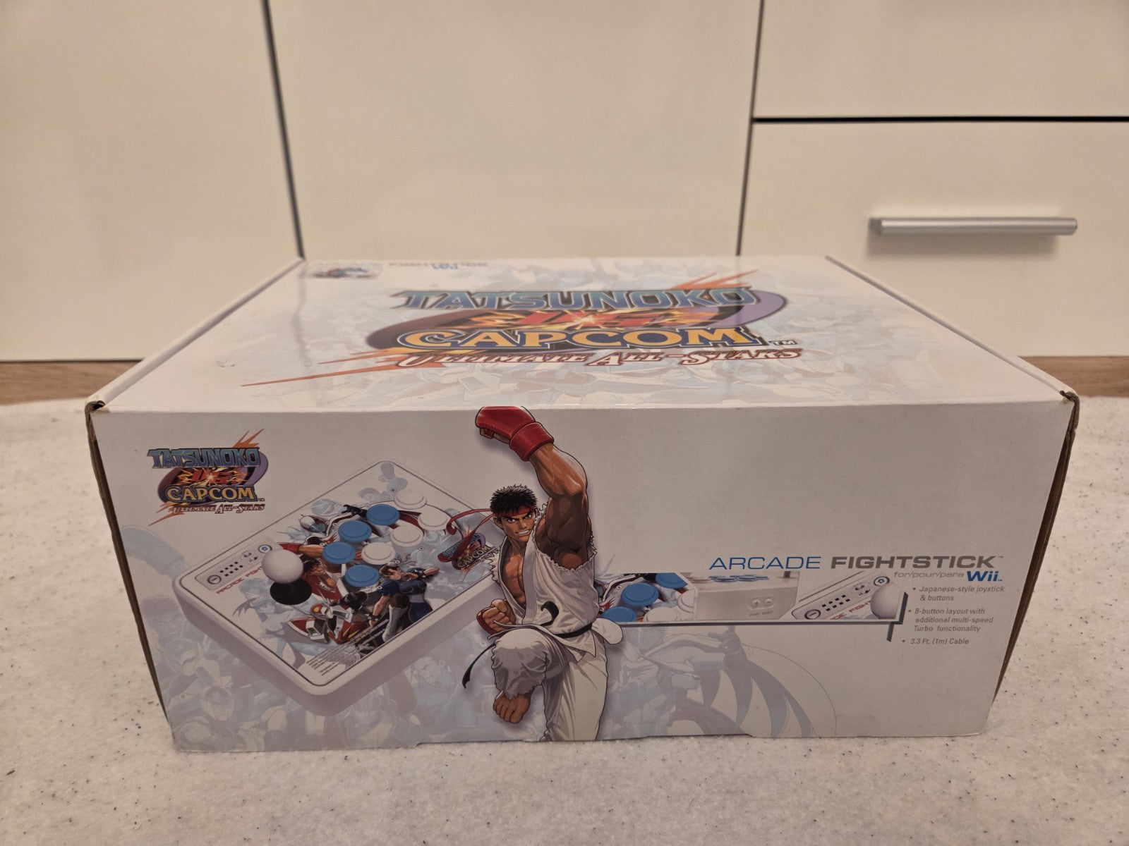 Nintendo Wii Arcade Fightstick Tatsunoko vs. Capcom Ultimate All Stars OVP