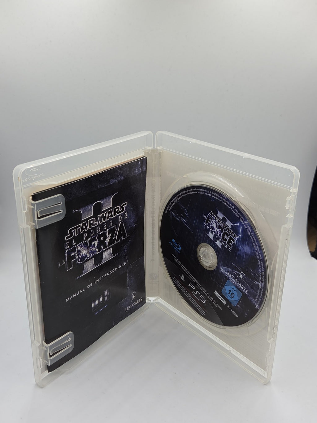 PS3 Playstation 3 Star Wars El Poder De La Fuerza mit OVP und Anleitung Spanisch