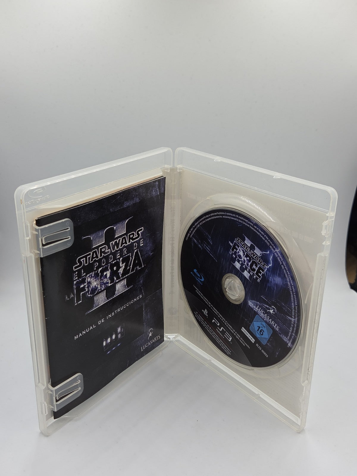 PS3 Playstation 3 Star Wars El Poder De La Fuerza mit OVP und Anleitung Spanisch