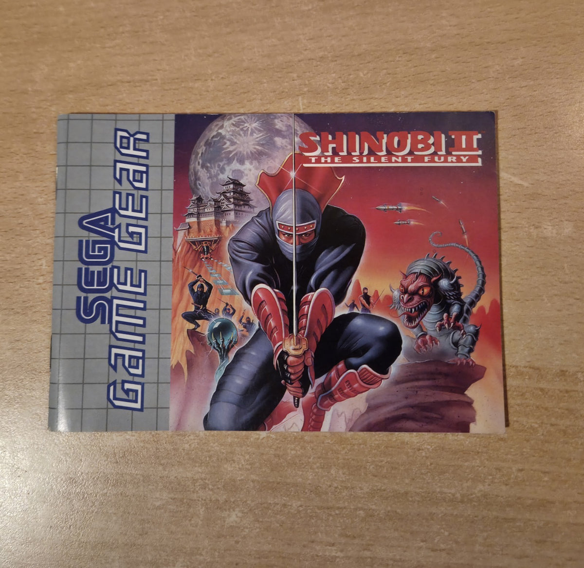 Sega Game Gear Shinobi II The Silent Fury Spielanleitung Instruction Booklet 