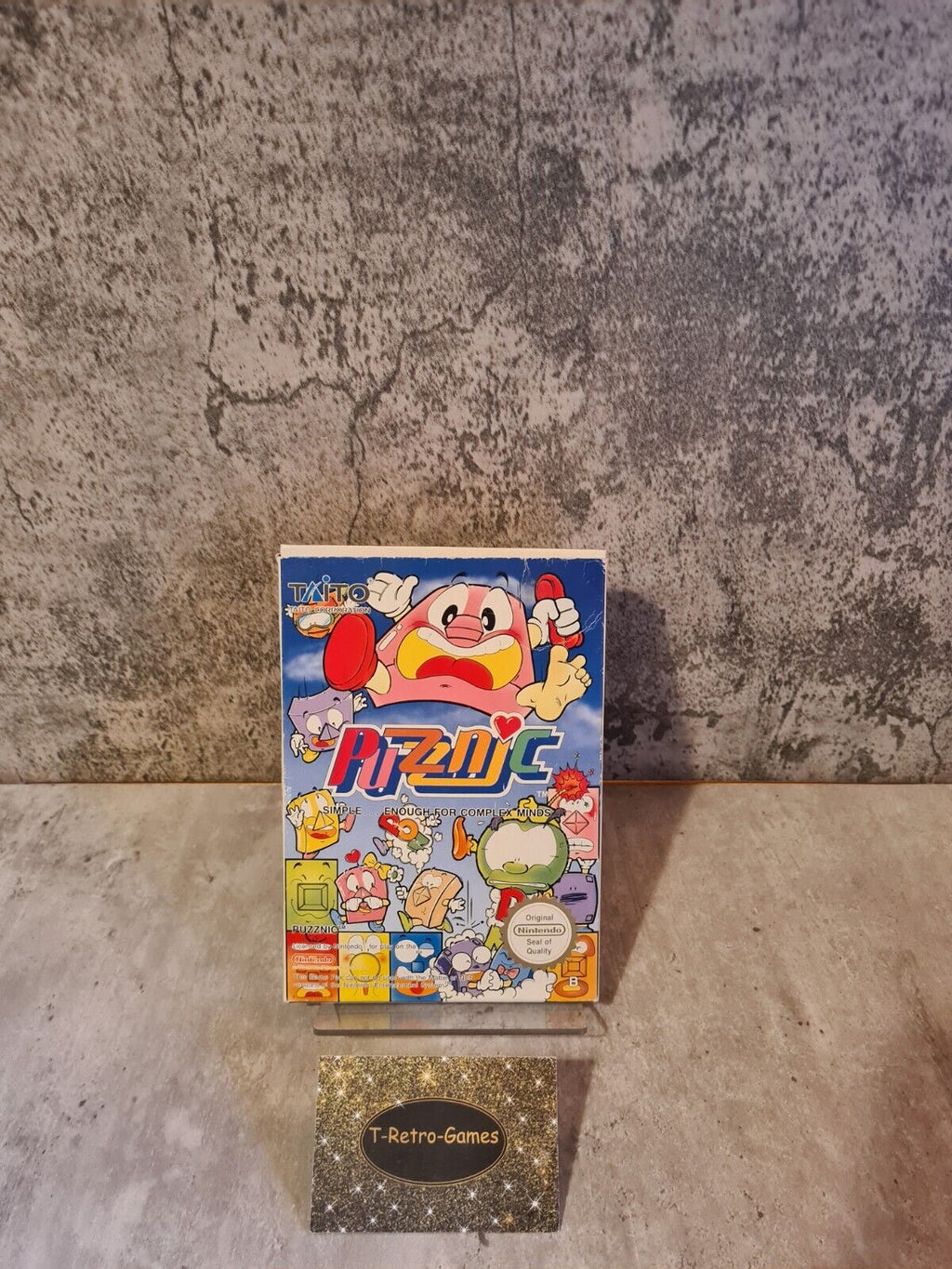 NES Puzznic mit OVP und Anleitung NOE - T-Retro-Games 