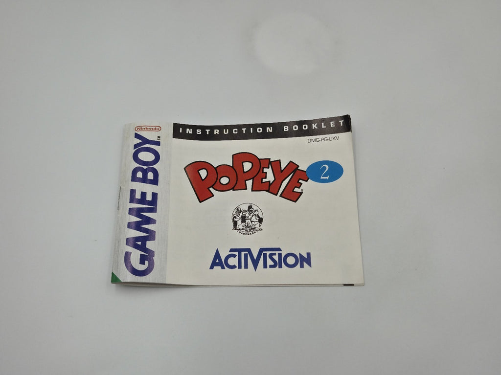 Nintendo Game Boy Classic Spiel Popeye 2 mit OVP und Anleitung UKV