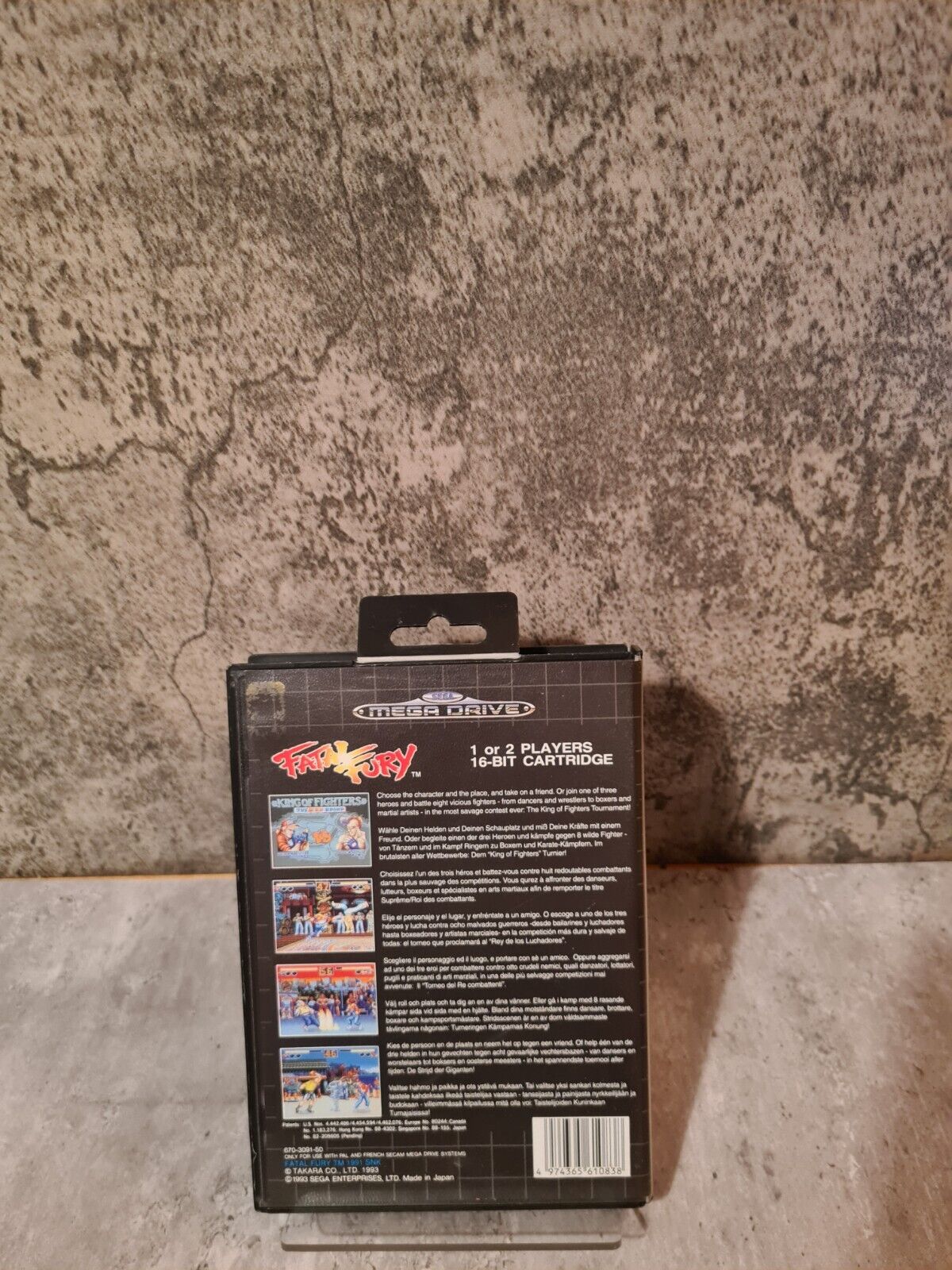 Sega Mega Drive Spiel Fatal Fury mit OVP Multi Language - T-Retro-Games 