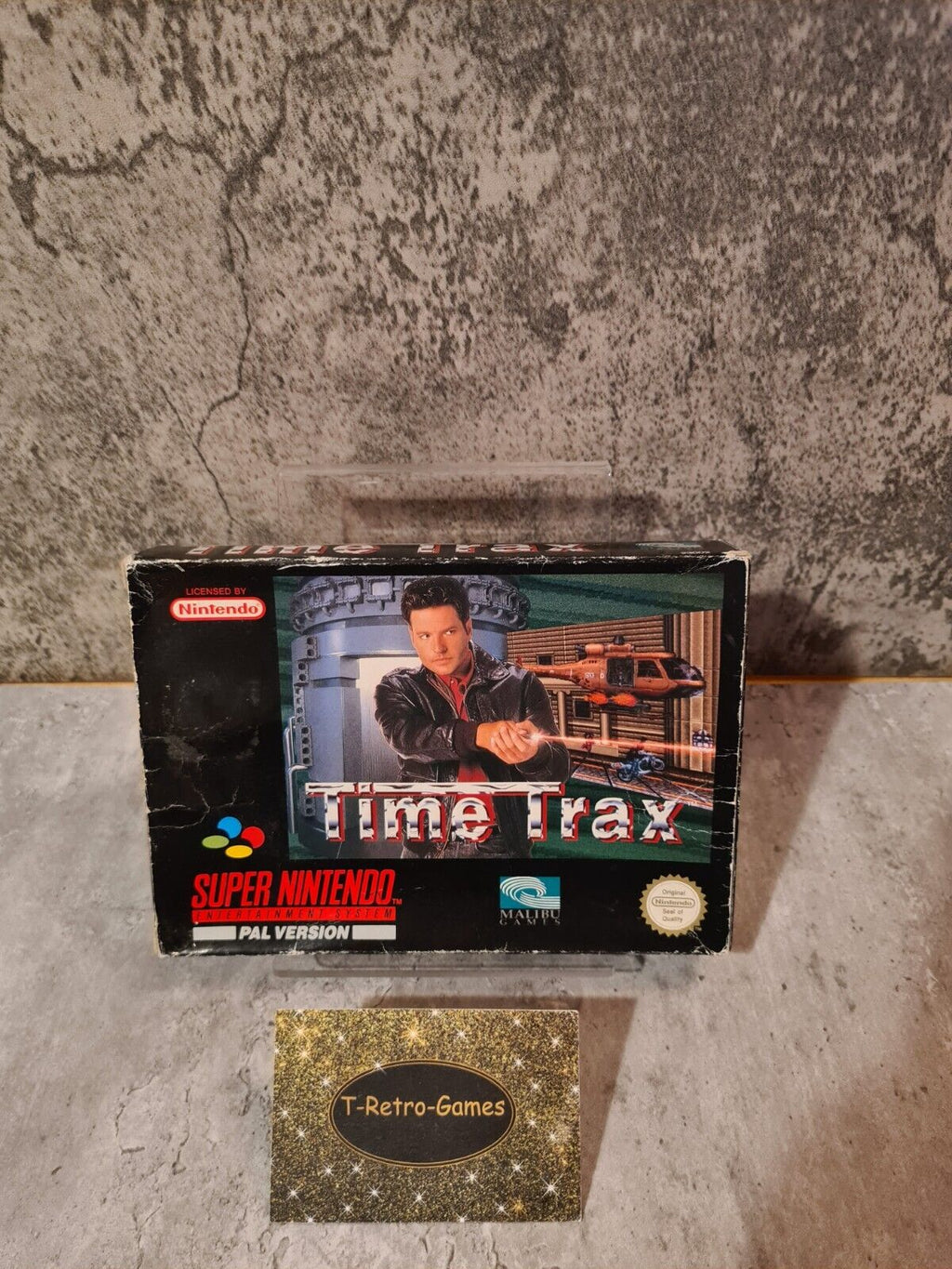 SNES Super Nintendo Time Trax mit OVP und Anleitung UKV - T-Retro-Games 