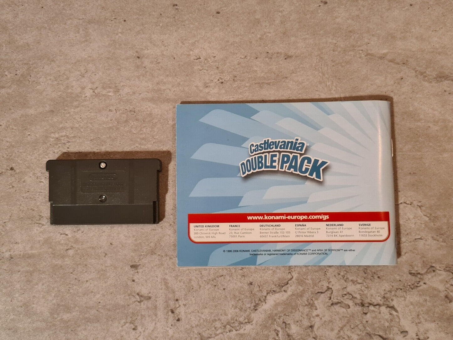 Nintendo Gameboy Advance Castlevania Double Pack mit OVP und Anleitung EUU - T-Retro-Games 