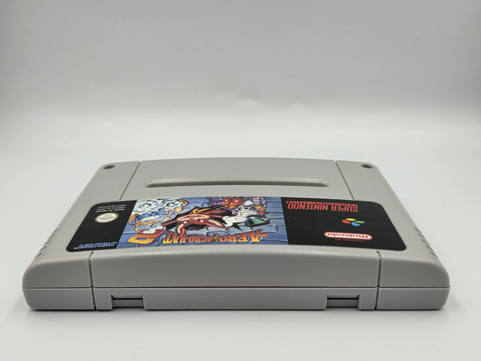 SNES Super Nintendo Aero The Acro-Bat 2 Modul FAH