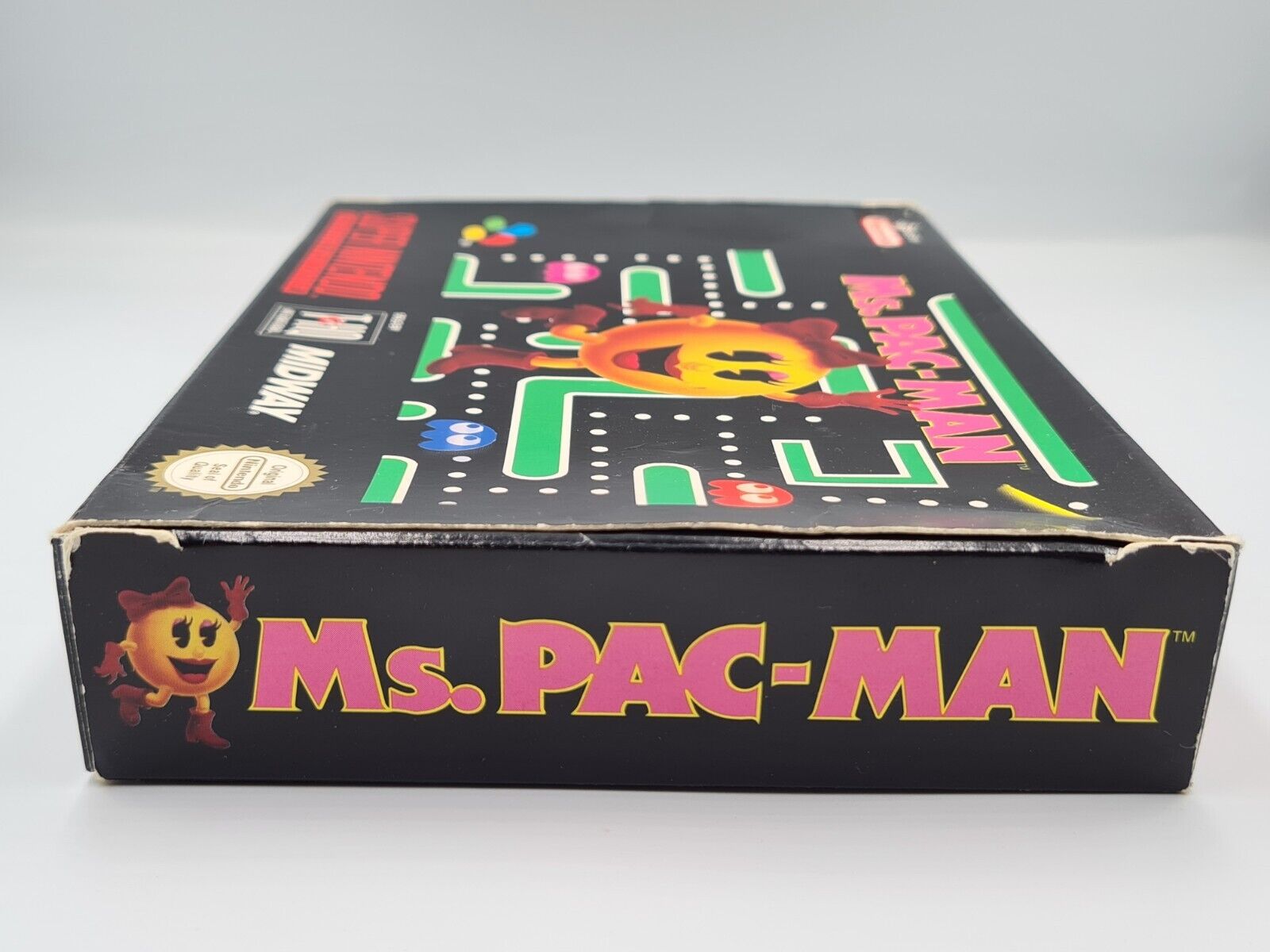 SNES Super Nintendo Ms. Pac-Man mit OVP und Anleitung EUR - T-Retro-Games 