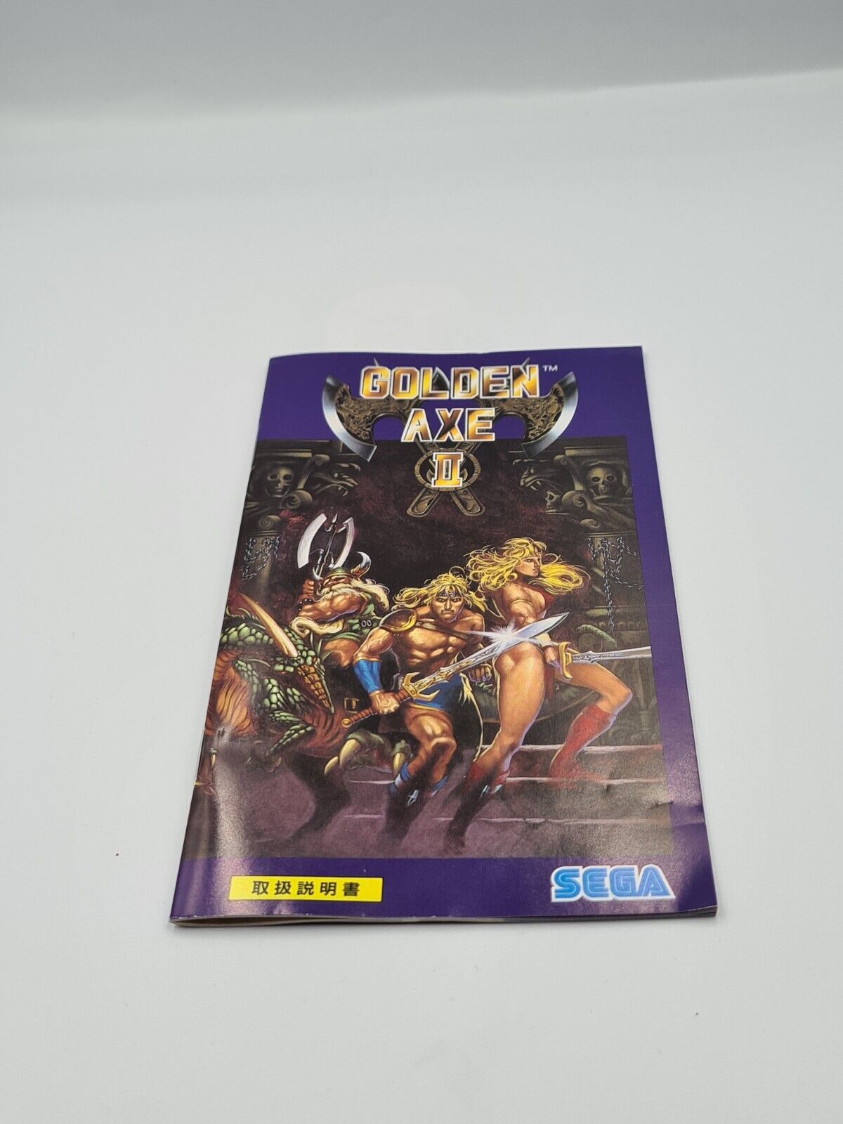 Sega Mega Drive Spiel Golden Axe II mit OVP und Anleitung Japan Version - T-Retro-Games 