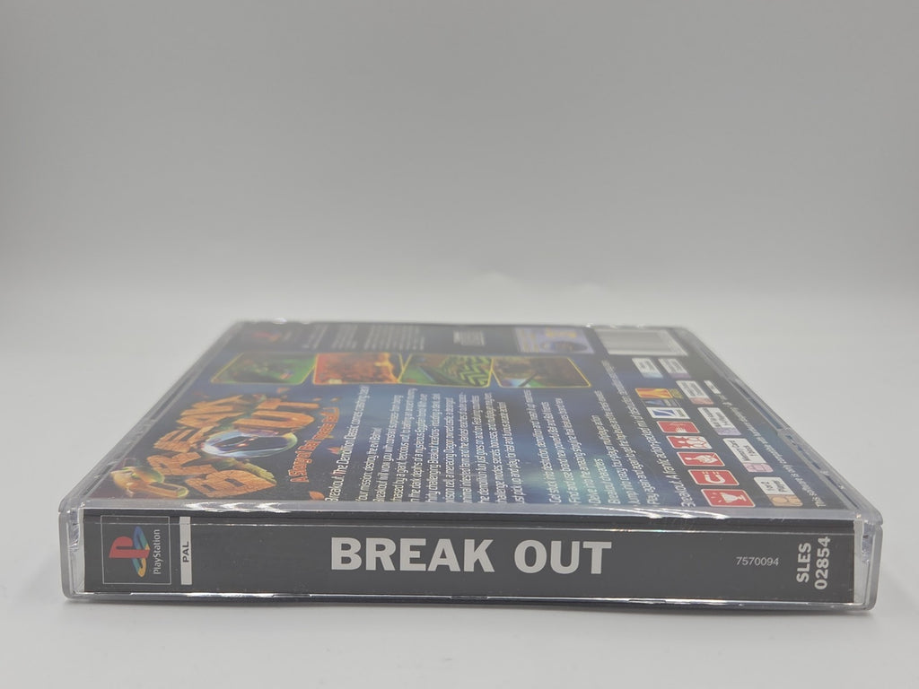 PS1 Playstation 1 Spiel Break Out mit OVP und Anleitung Englisch