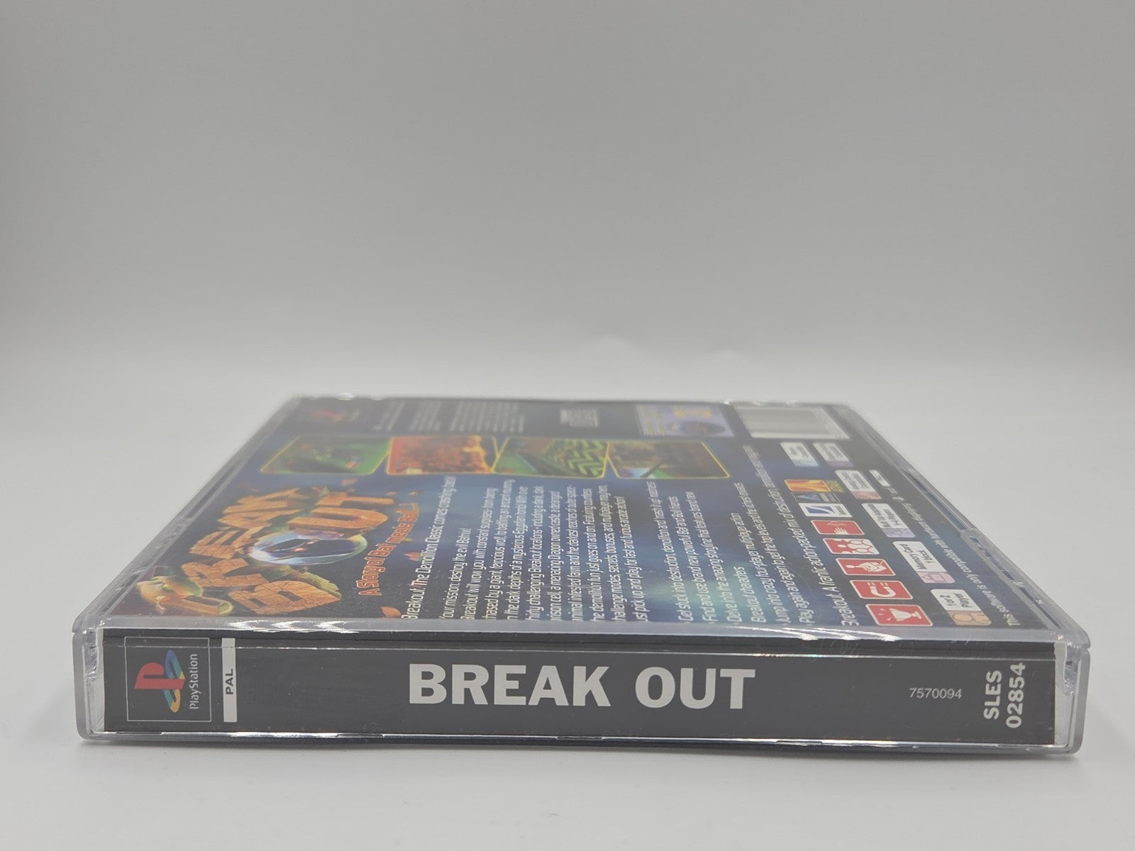 PS1 Playstation 1 Spiel Break Out mit OVP und Anleitung Englisch