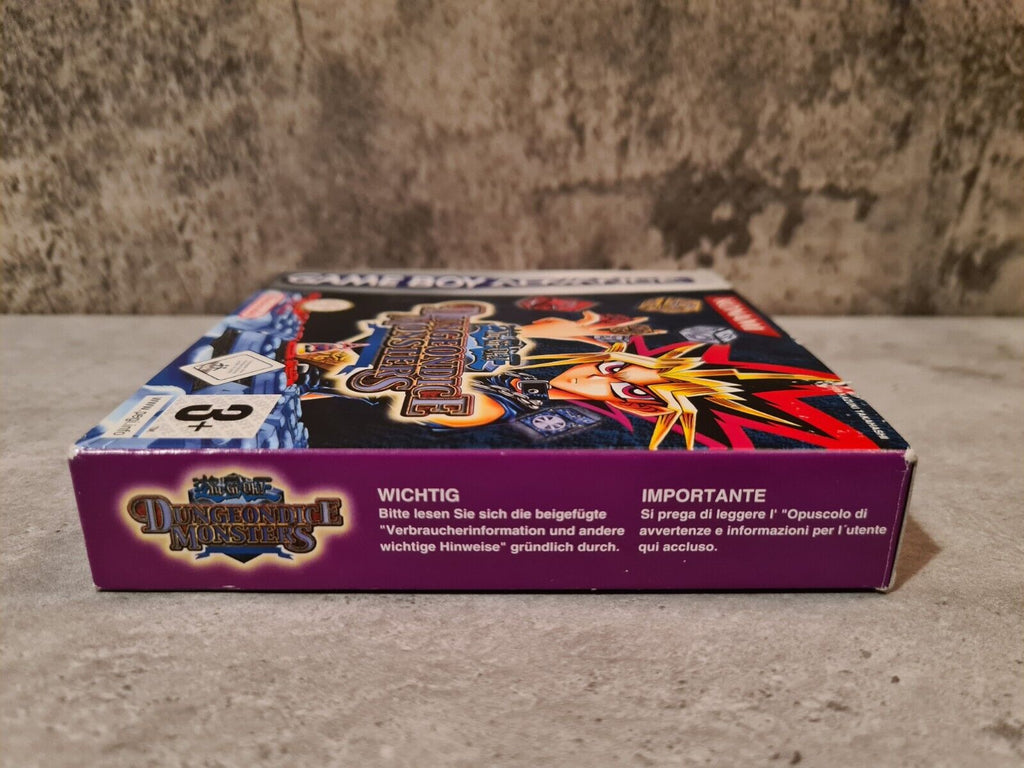 Gameboy Advance Yu-Gi-Oh Dungeon Dice Monsters mit OVP und Anleitung EUR - T-Retro-Games 