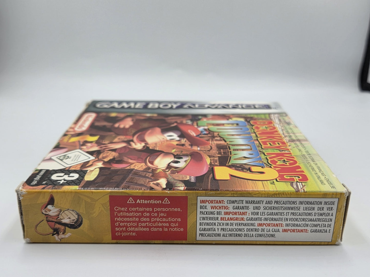Nintendo Game Boy Advance Donkey Kong Country 2 mit OVP und Anleitung EUR