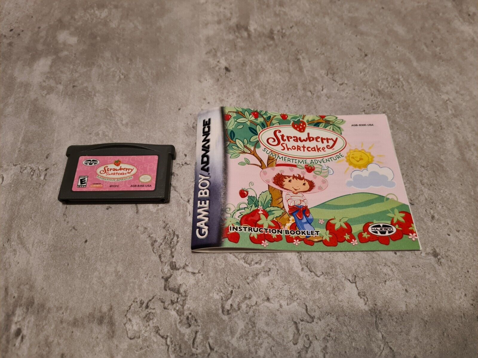 Gameboy Advance Strawberry Shortcake mit OVP und Anleitung USA - T-Retro-Games 