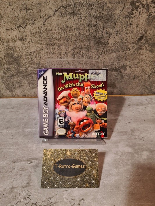 Nintendo Gameboy Advance The Muppets On with the Show! mit OVP und Anleitung USA - T-Retro-Games 