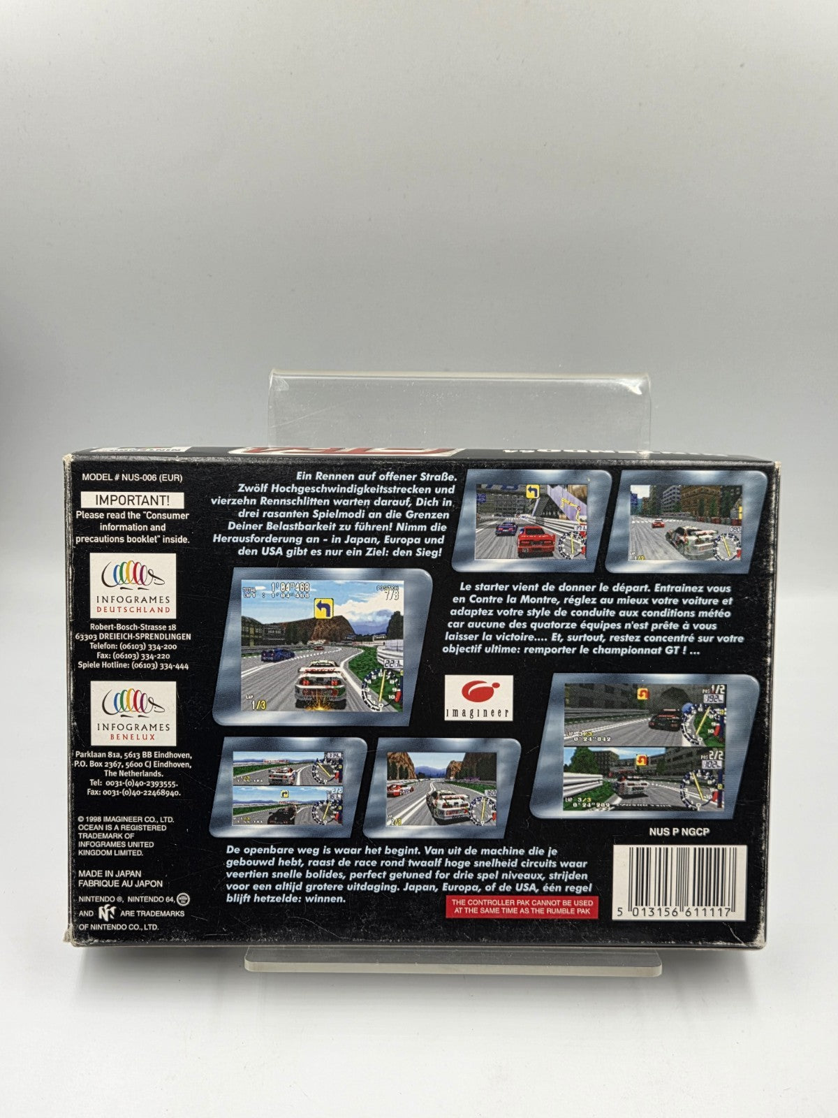 N64 Nintendo 64 GT64 Championship Edition mit OVP und Anleitung EUR