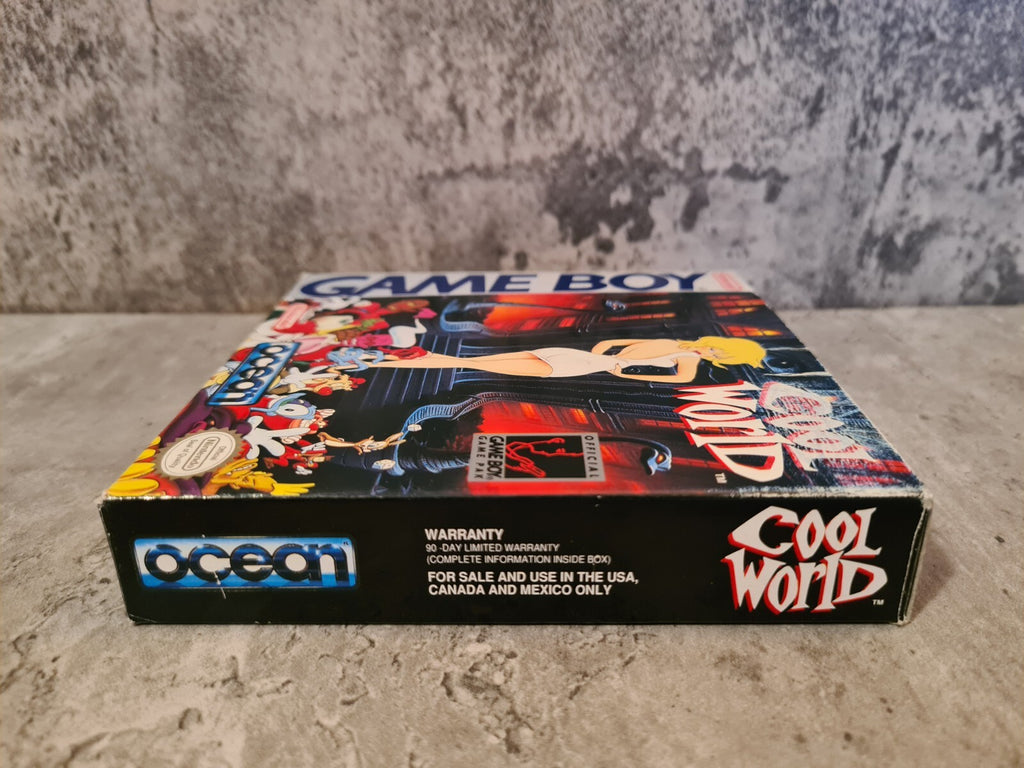 Nintendo Game Boy Classic Spiel Cool World mit OVP und Anleitung + Poster USA