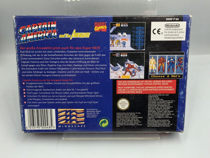 SNES Super Nintendo Captain America and The Avengers mit OVP und Anleitung EUR