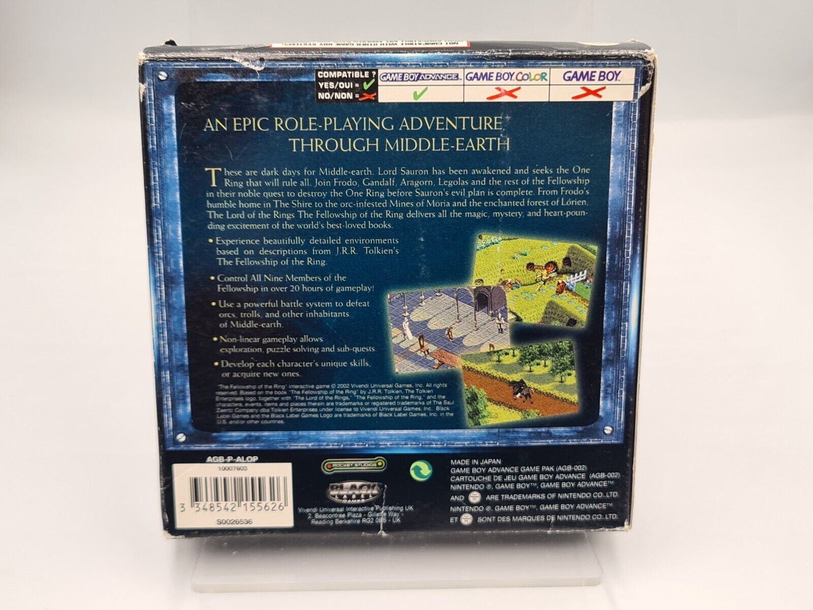 Nintendo Game Boy Advance The Lord of The Rings mit OVP und Anleitung EUR - T-Retro-Games 