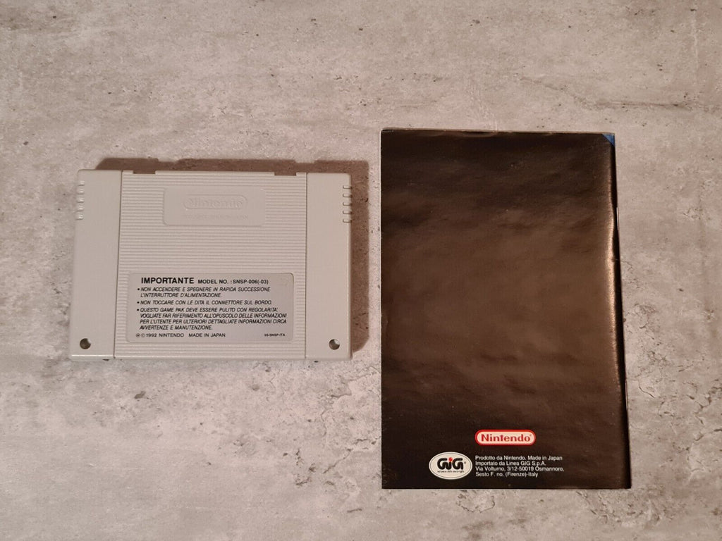 SNES Super Nintendo Kirby's Fun Pak mit OVP und Anleitung ITA - T-Retro-Games 