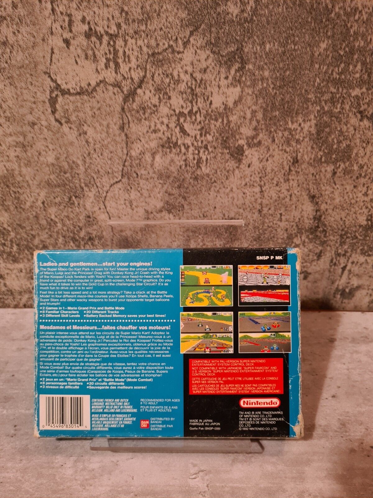 SNES Super Nintendo Super Mario Kart mit OVP und Anleitung FAH - T-Retro-Games 