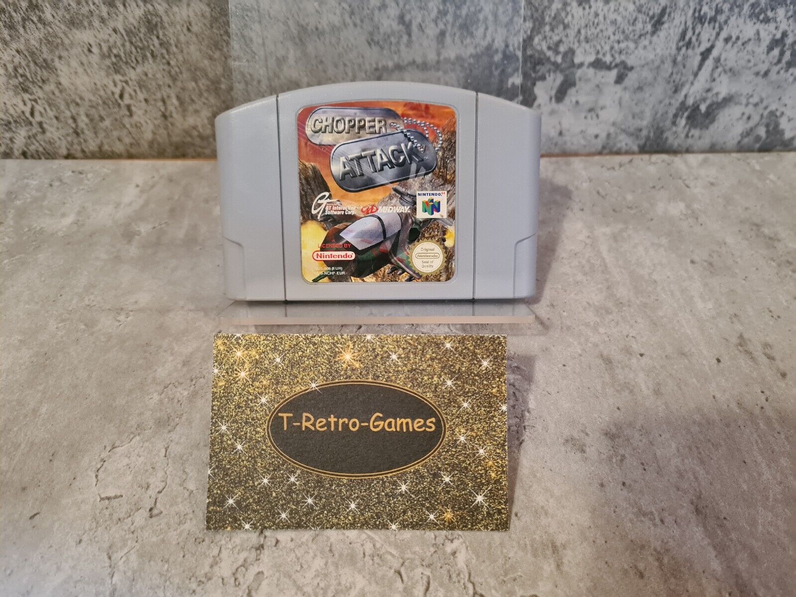 N64 Nintendo 64 Chopper Attack EUR Modul - T-Retro-Games 