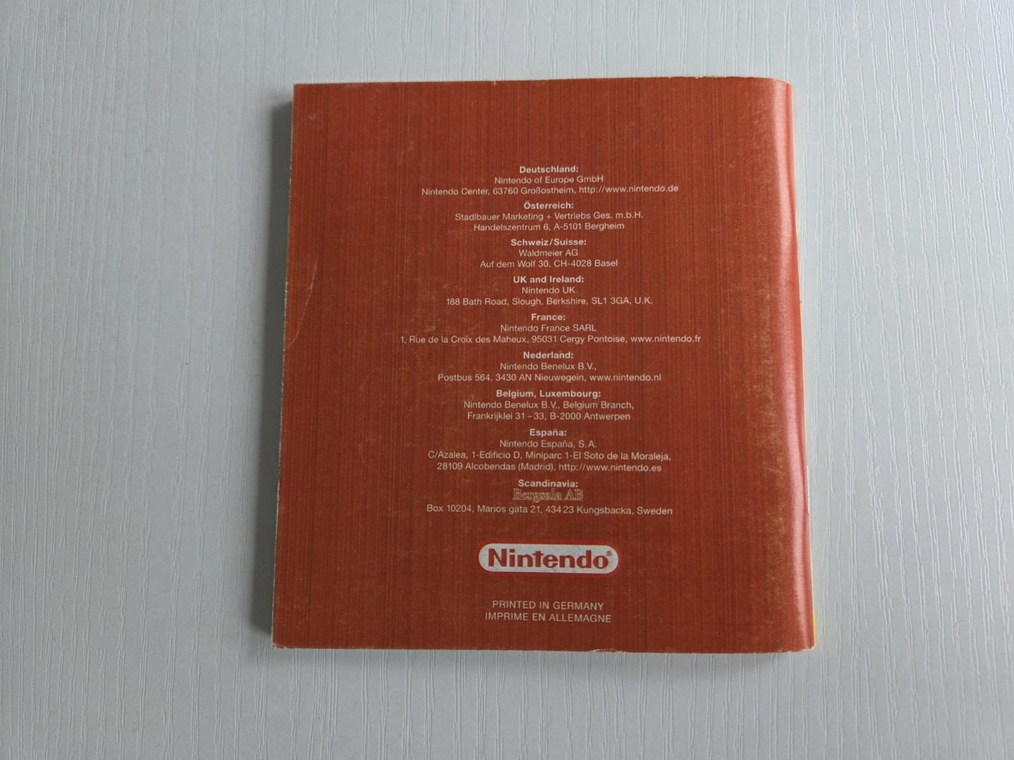 Nintendo Game Boy Color Spielanleitung The Legend of Zelda Oracle of Seasons NEU