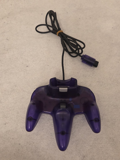 Nintendo 64 N64 Konsole Console Purple Grape + Controller + Kabel Lila Violett