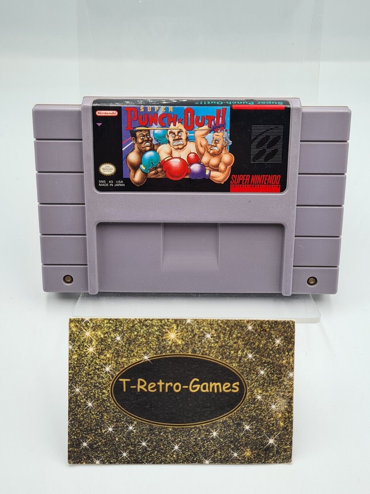 SNES Super Nintendo Super Punch-Out!! NTSC USA Modul - T-Retro-Games 