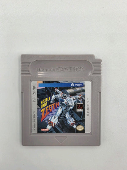 Nintendo Game Boy Classic Spiel Battle Unit Zeoth mit OVP und Anleitung USA