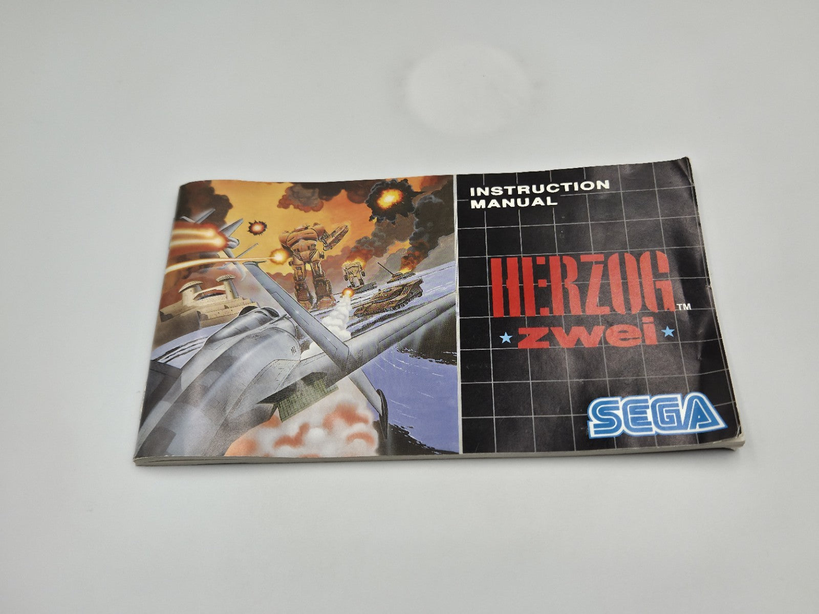 Sega Mega Drive Spiel Herzog Zwei mit OVP und Anleitung Multilingual 
