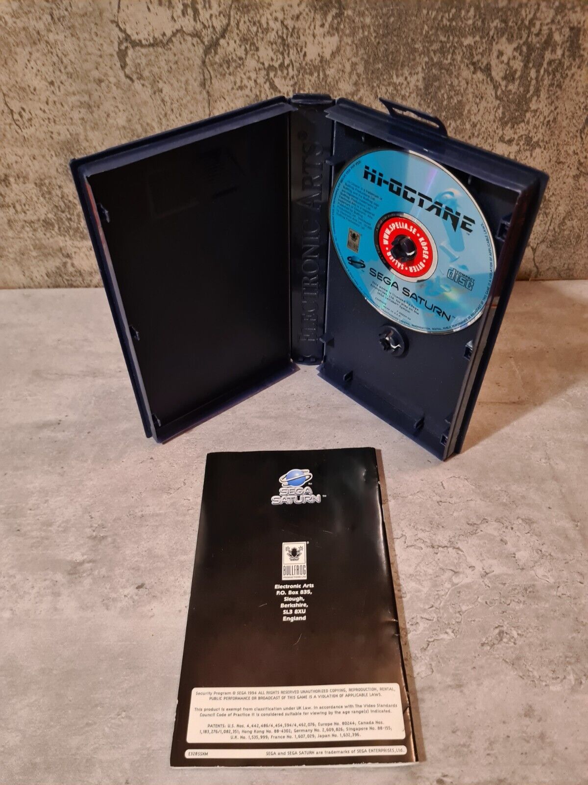 Sega Saturn Hi-Octane mit OVP und Anleitung Multi Language - T-Retro-Games 