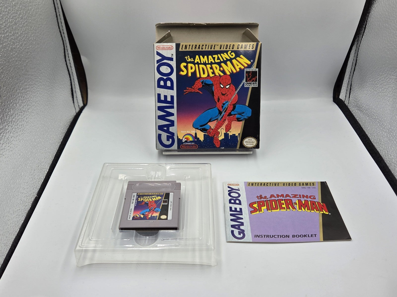 Nintendo Game Boy Classic Spiel The Amazing Spider-Man mit OVP und Anleitung USA