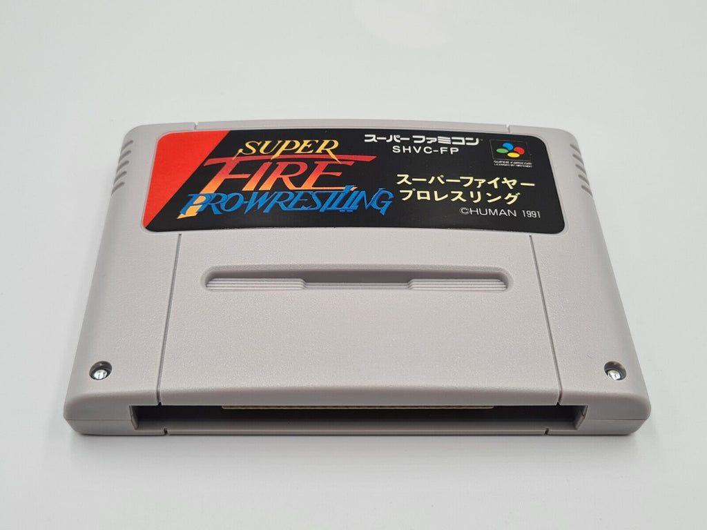 SFC Super Famicom Super Fire Pro-Wrestling mit OVP und Anleitung Japan - T-Retro-Games 