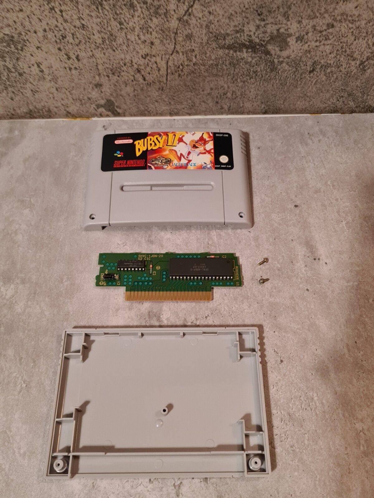 SNES Super Nintendo Bubsy II mit OVP und Anleitung EUR - T-Retro-Games 
