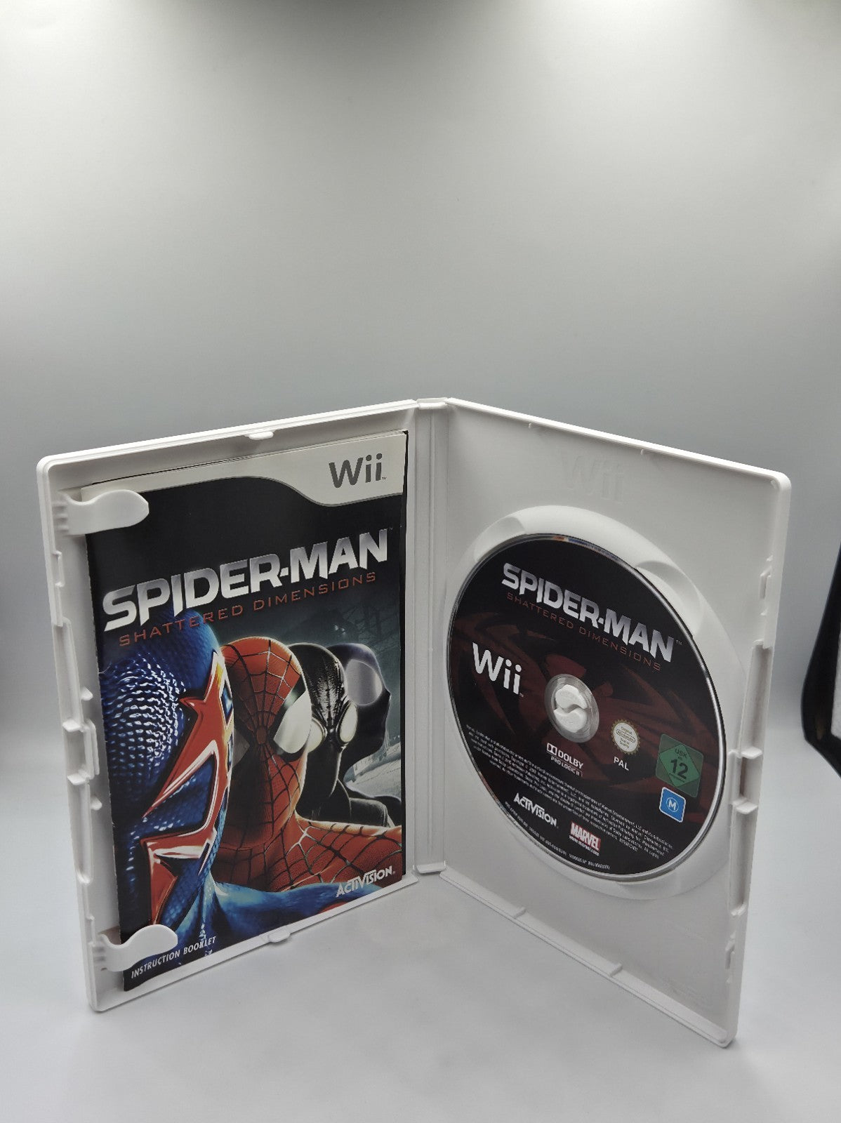 Nintendo Wii Spiel Spider-Man Shattered Dimensions mit OVP und Anleitung UKV