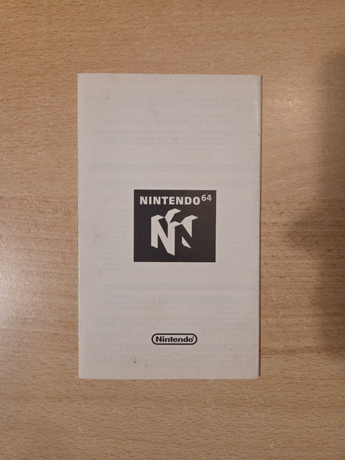 N64 Nintendo 64 Consumer Information Spielanleitung Instruction Booklet EUR-3