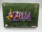 N64 The Legend of Zelda Majora's Mask EUR Leer OVP Empty Box Only