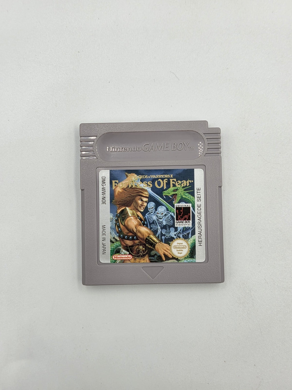 Game Boy Classic Wizards & Warriors x Fortress of Fear mit OVP und Anleitung NOE